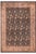 Shabby Chic 1990's Daffodils Pak-Persian Black/Tan Wool Rug - 9'0'' X 12'1'' For Sale - Image 9 of 9