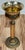 Hollywood Regency Vintage Brass Bottle Chiller on Stand For Sale - Image 3 of 9