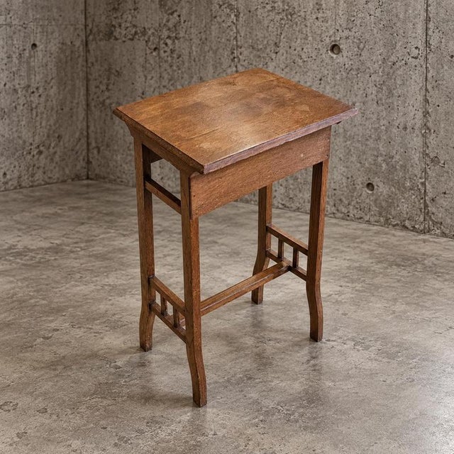 Arts and Crafts Nesting Table Set, 1950s, Set of 3 For Sale - Image 8 of 12