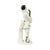 White Vintage Ceramic Pierrot Statue with Lute, France, 1960s For Sale - Image 8 of 14