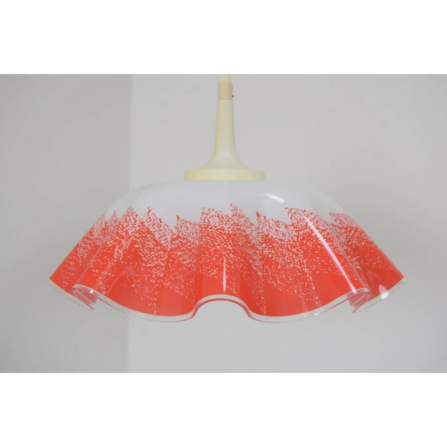 Made in Czechoslovakia Made of glass, plastic Maximum height is 108cm Re-polished Fully functional Original condition. Up...