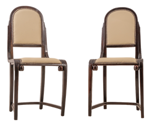 Set of Beech Dining Chairs by Josef Hoffmann for Jacob & Josef Kohn