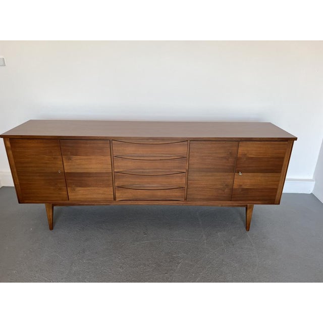 Brown Scandinavian Sideboard, 1960 For Sale - Image 8 of 18