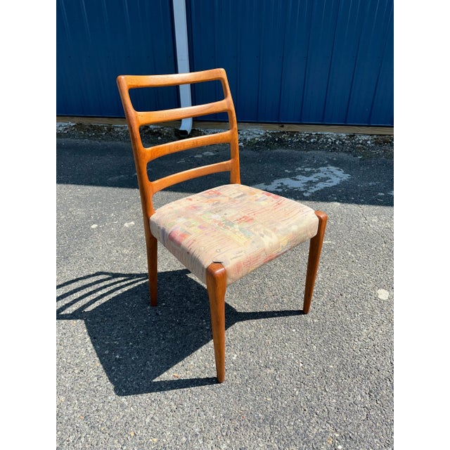 Wood Mid 20th Century Danish Ladder Back Chairs - 10 Pieces For Sale - Image 7 of 7
