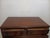 Wood Walnut Antique Chest of Drawer 5 Drawer on Wheels Dark Tone For Sale - Image 7 of 8