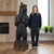 Stunning life size masterfully carved wood black bear sculpture. The 6 foot bear was carved from a single, solid block of...