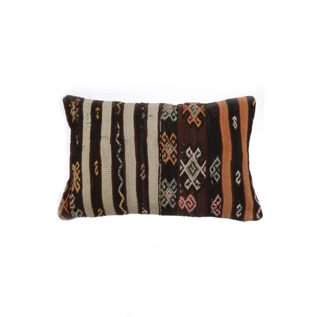 Embroidered Kilim Pillow Cover For Sale - Image 4 of 4