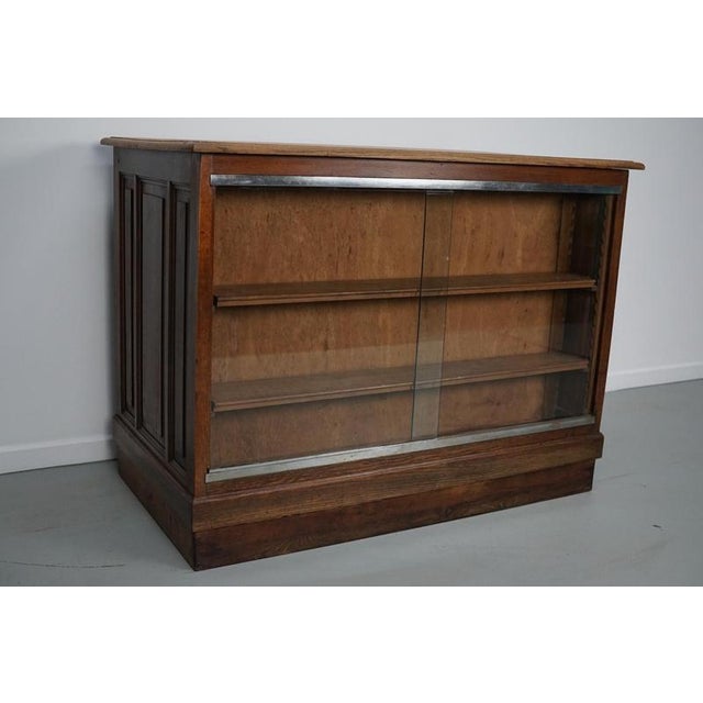 French Oak Shop Counter / Desk or Kitchen Island, 1950s For Sale - Image 13 of 15