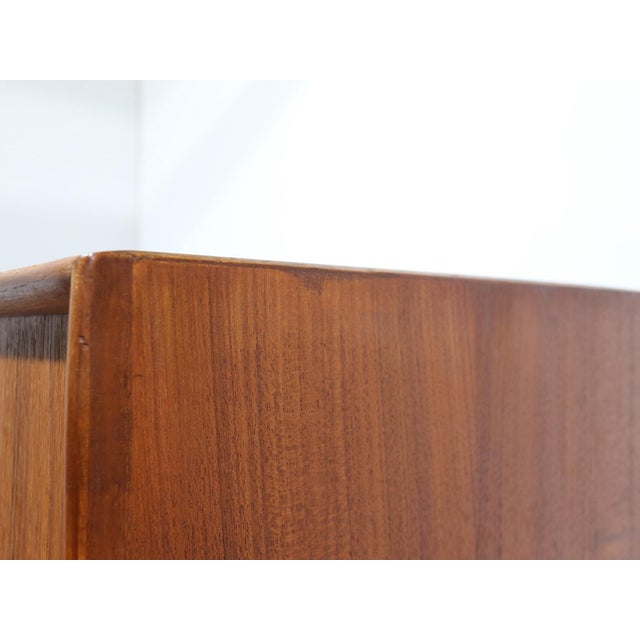 Wood Mid Century Modern Vintage TeakDanish Buffet Credenza For Sale - Image 7 of 15