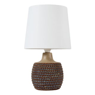 Modern Danish Stoneware Table Lamp with Drop Shaped Design from Søholm, 1960s For Sale