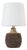 Modern Danish Stoneware Table Lamp with Drop Shaped Design from Søholm, 1960s For Sale