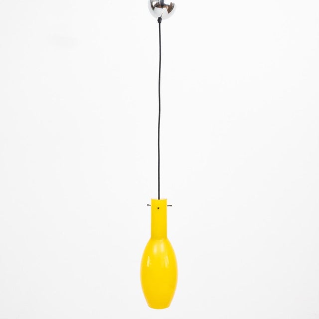 1970s Suspension Lamp in Glass, Italy, 1970s For Sale - Image 5 of 5