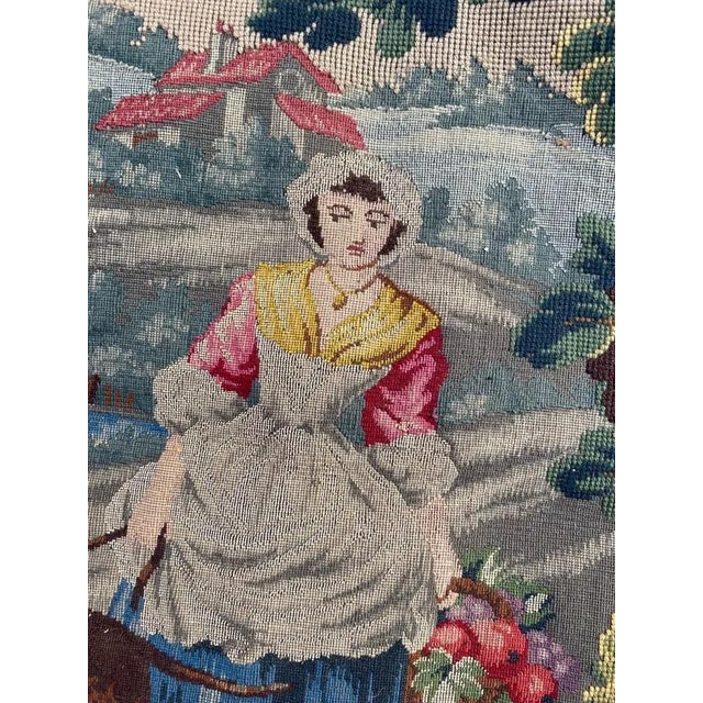 Vintage French Jacquard Tapestry For Sale - Image 3 of 18