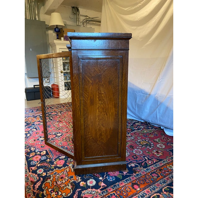 Late 19th Century Late 19th Century Regency Style Mahogany Cabinet Sideboard Bookcase For Sale - Image 5 of 14