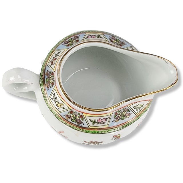 Late 20th Century Jingdezhen Guangcai Porcelain Creamer With Eight Treasures Motif For Sale - Image 5 of 8