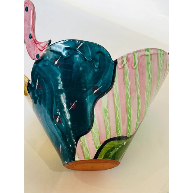 Vintage Ert Work Studios Hand Made Artistic Bowl For Sale - Image 4 of 7