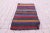 1970 Rustic Black Striped Kilim For Sale - Image 13 of 13