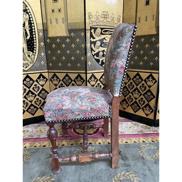 Gold Louis XII Chairs, Set of 6 For Sale - Image 8 of 11