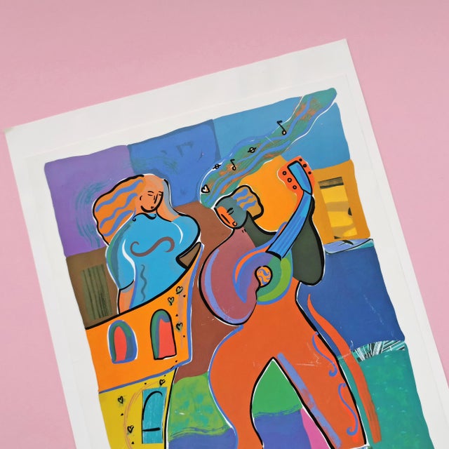 Rare Original Fine Art Screenprint Signed by the artist Artist: Helen Manning (Clark), british artist -...