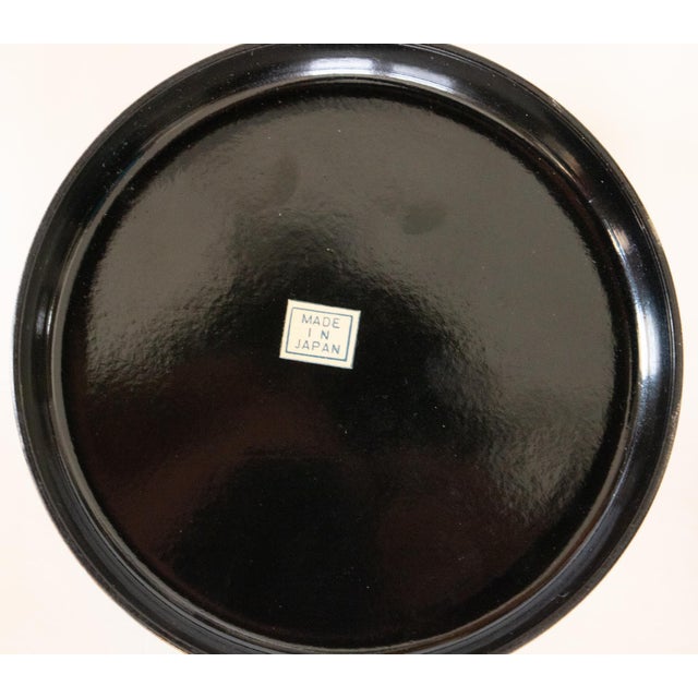 C. 1980s Japanese Lacquered Tray and Set of 6 Coasters in Box - 9 Pieces For Sale - Image 12 of 18