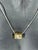 18 Karat Gold Pendant with White Diamond in White Platinum Chain For Sale - Image 10 of 18