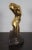 Antique Early 20th Century McClelland Barclay Gilded Bronze Neoclassical Nude Figural Bust Statue For Sale - Image 6 of 12