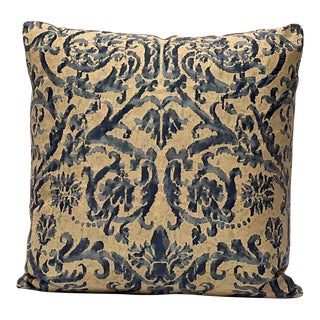 Early 21st Century Italian Mariano Fortuny Farnese Feather/Down Pillow For Sale