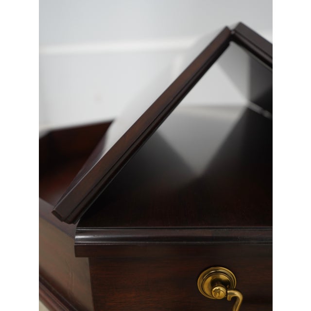 Henkel Harris Henkel Harris Mahogany Octagonal Occasional Table For Sale - Image 4 of 18