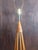 Mid Century Modern Scandi Large Teak Wood Table Lamp Atomic For Sale - Image 9 of 13