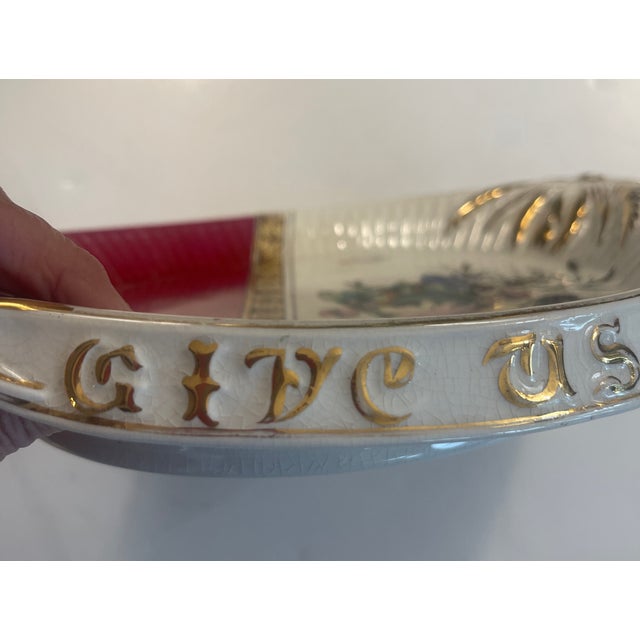 Late 19th Century Aesthetic Movement Bread Platter Give Us This Day Our Daily Bread For Sale - Image 12 of 14