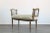 Mid 20th Century Louis XVI Style Upholstered Settee For Sale In Miami - Image 6 of 8