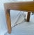 White 1970s California Coastal Chic White Ceramic Tile and Walnut Square Table For Sale - Image 8 of 11