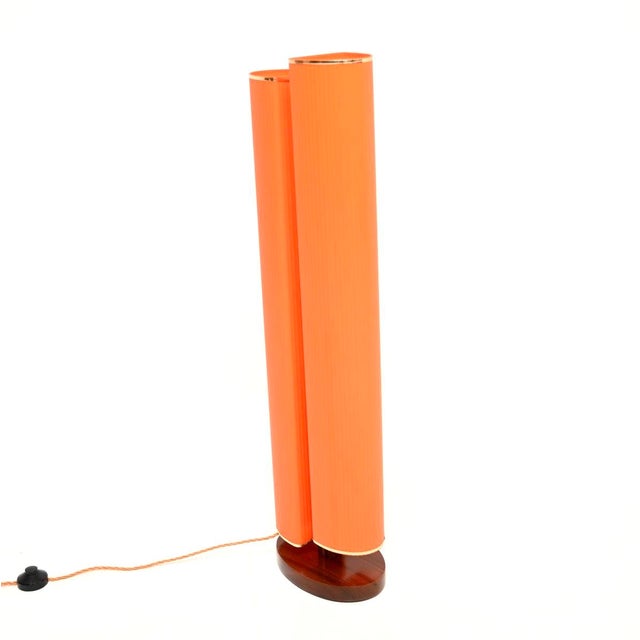 Vintage Teak and Acrylic Floor Lamp, 1960s For Sale - Image 6 of 11