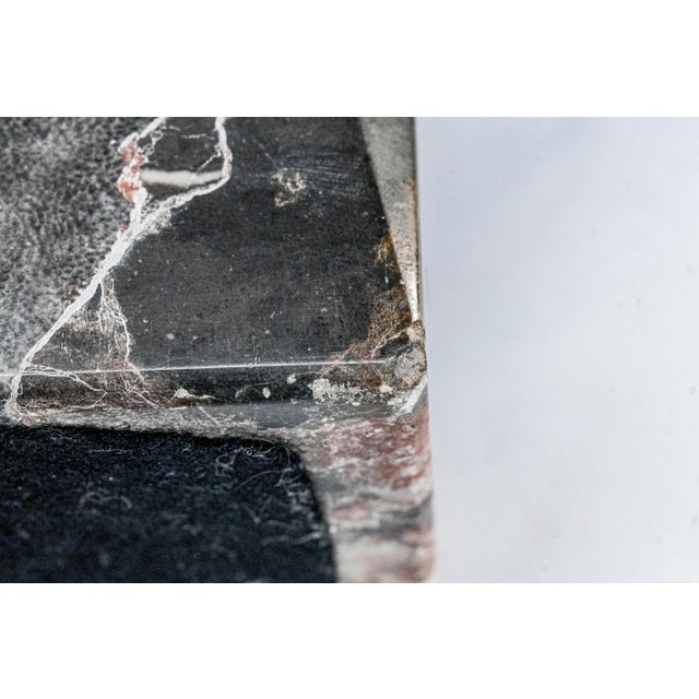 Commanding Art Deco Style Antique Bronze Panther Statue Sculpture Marble Base Luxury Home Decor For Sale - Image 17 of 18