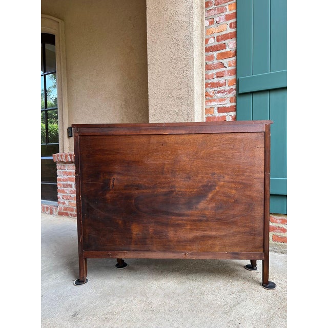 Antique French Corner Bookcase Carved Oak Louis XV Revival Open Shelves C1920 B For Sale - Image 11 of 18