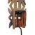 Vintage Colorful Burkina Faso Mali Mask on Stand For Sale - Image 9 of 10