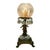 Loevsky & Loevsky Crystal Cherub Table Lamp in Gilt Bronze, 19.5", Hollywood Regency For Sale - Image 11 of 18