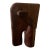 Crate & Barrel Abstract Wood Elephant Sculpture For Sale