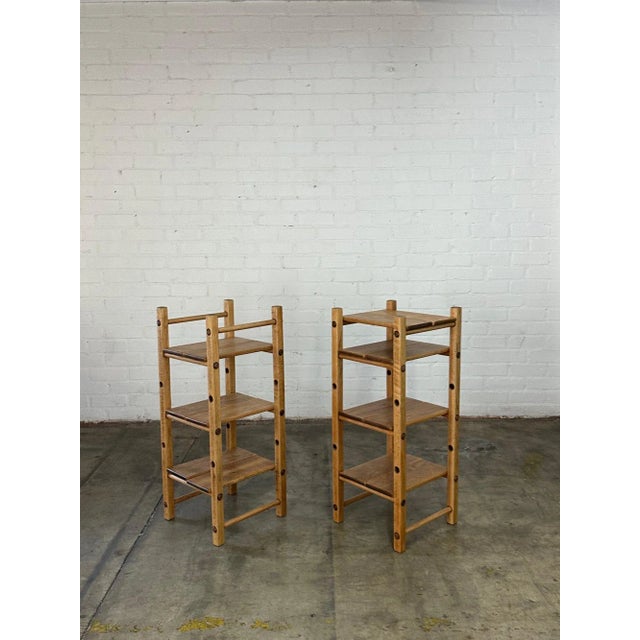 1970s Dowel System Tiered Shelving Unit | Chairish
