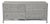 Cb2 Shagreen Modern Grey 4-Drawer Dresser With Metal Base For Sale