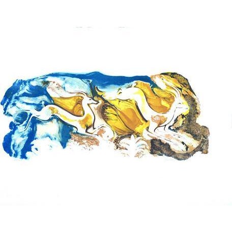 Lithograph on paper. Hand signed and numbered. Edition of 100. Very good condition. This piece is attributed to the...