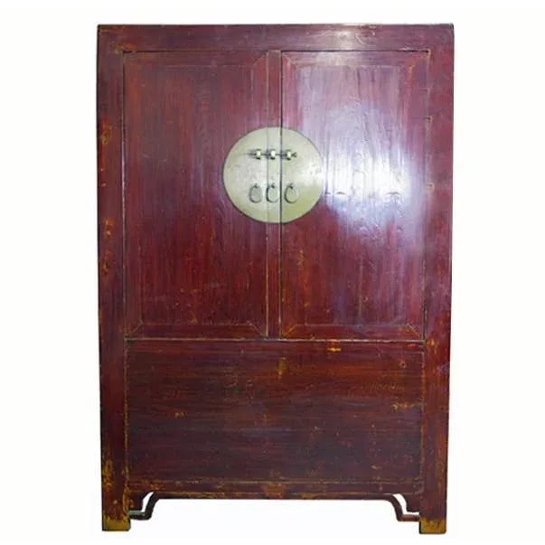 Auburn 1900s Chinese Wedding Cabinet For Sale - Image 8 of 8