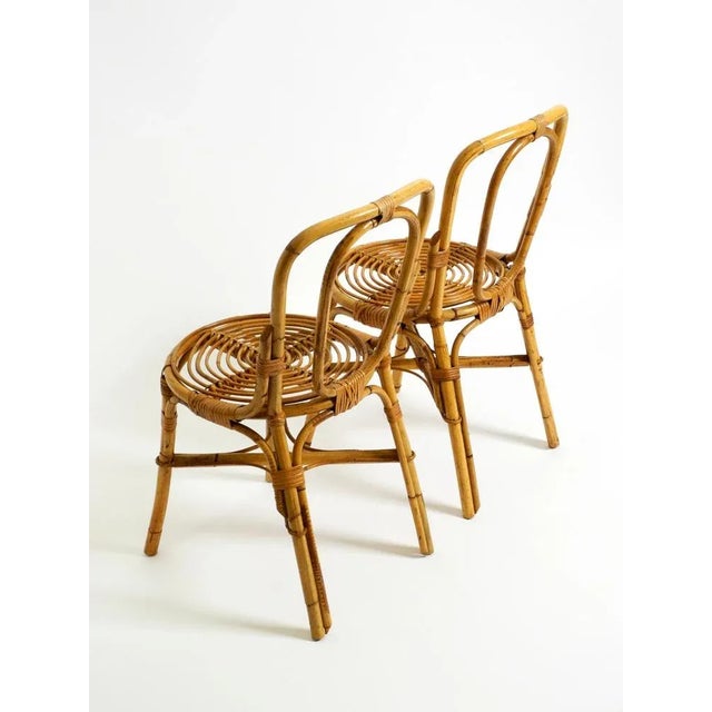 Italian Bamboo Chairs, 1960s, Set of 2 For Sale - Image 15 of 18