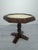 Vintage Octagonal Table with Drawers and Brass Top, 1920s For Sale - Image 3 of 18