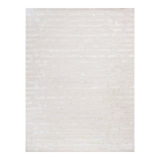 Pasargad Home Edgy Ivory Area Rug, 5' 0'' X 8' 0'' For Sale
