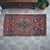 Vintage Turkish hand-knotted small rug from Oushak, 1970, featuring warm terracotta tones and authentic village...