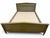 Anchor your bedroom with this stately vintage Neoclassical bed frame produced by the esteemed White Fine Furniture Company...