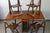 Brown Drop-Leaf Table and Folding Chairs, 1960s, Set of 5 For Sale - Image 8 of 18