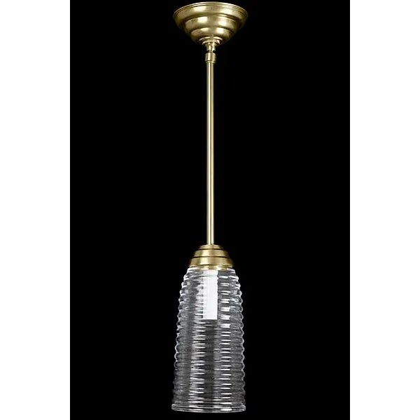 Contemporary Cocoon Pendant Pendant in Brass Finish For Sale - Image 3 of 3