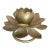 Large Vintage Brass Lotus Fountain Piece For Sale